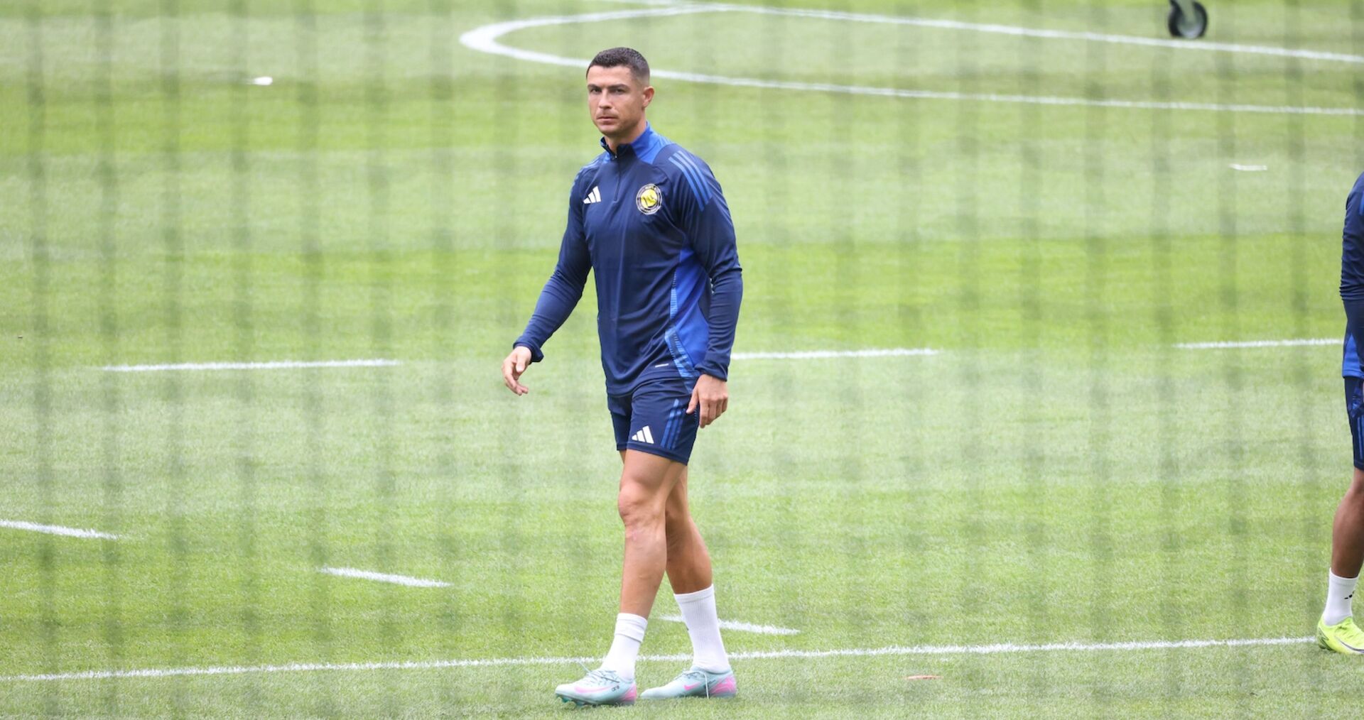 Cristiano Ronaldo beim Training in Saalfelden.