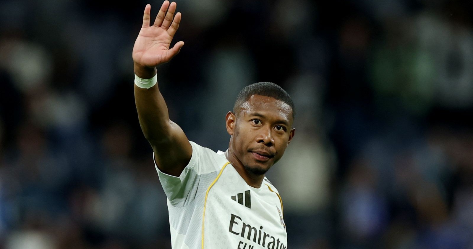 David Alaba im Trikot von Real Madrid beim Heimsieg gegen Real Oviedo im Bernabéu
