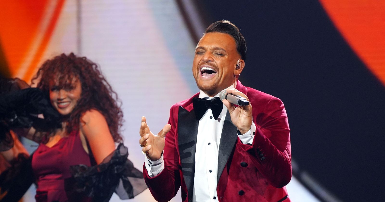 Menowin Fröhlich während seines Auftritts im Halbfinale von DSDS