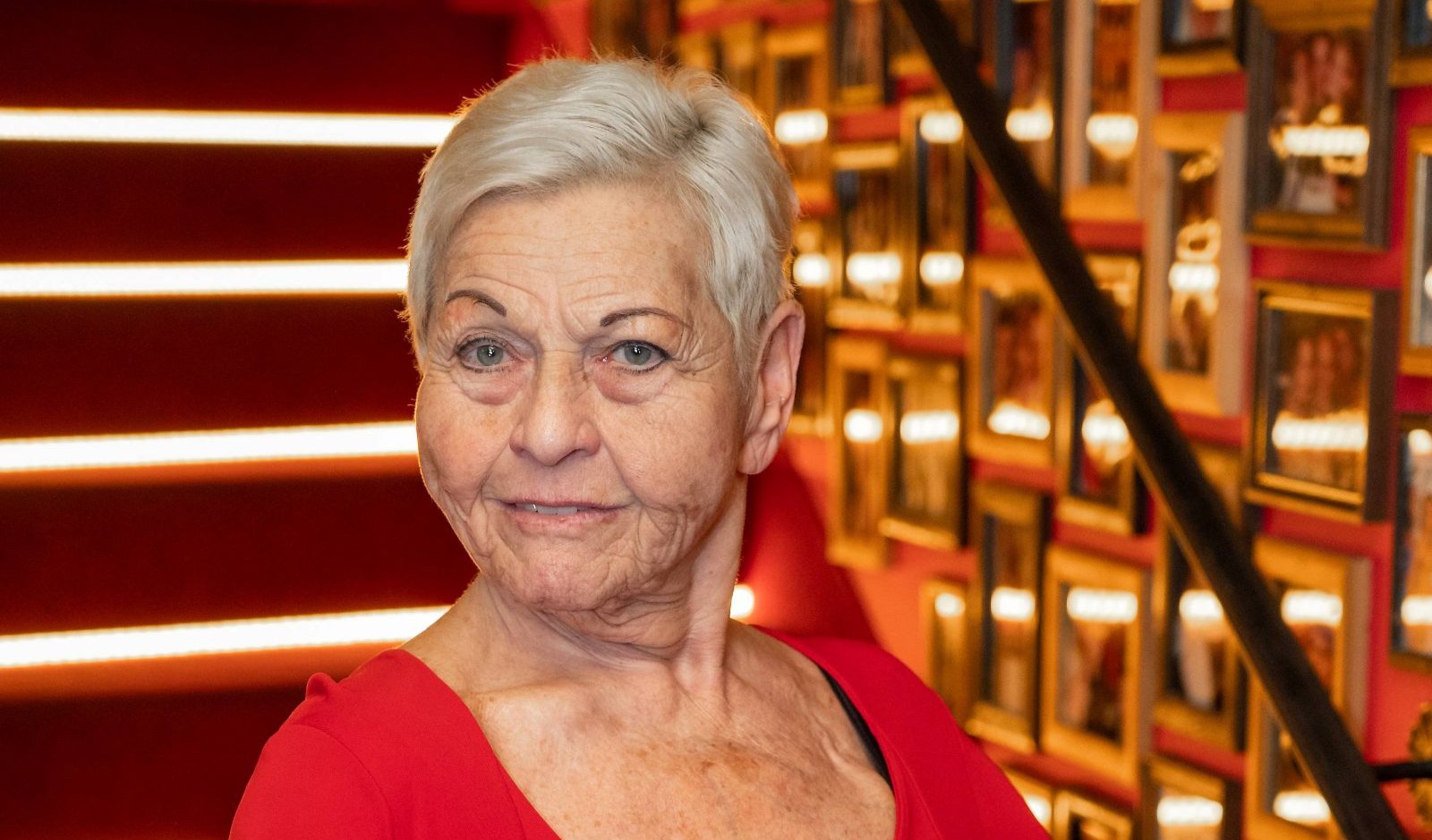 Jazz Gitti kurz vor ihrem 80. Geburtstag bei einem ORF-Termin zur Doku „Jazz Gitti – Das Leben a Wunda“ in Wien.