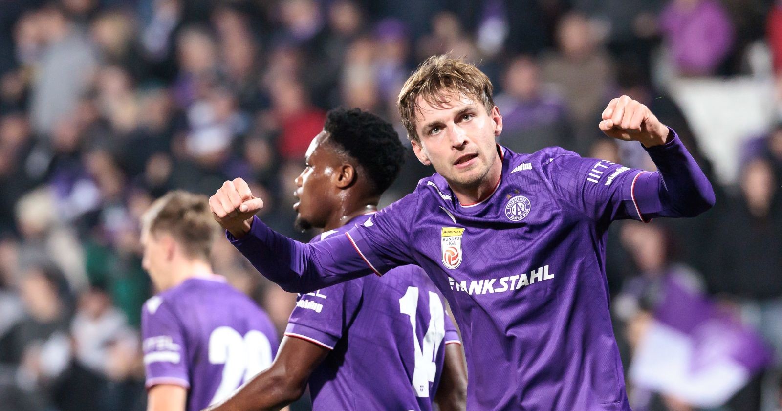 Marko Raguz im Trikot von Austria Wien während eines Spiels der ADMIRAL Bundesliga