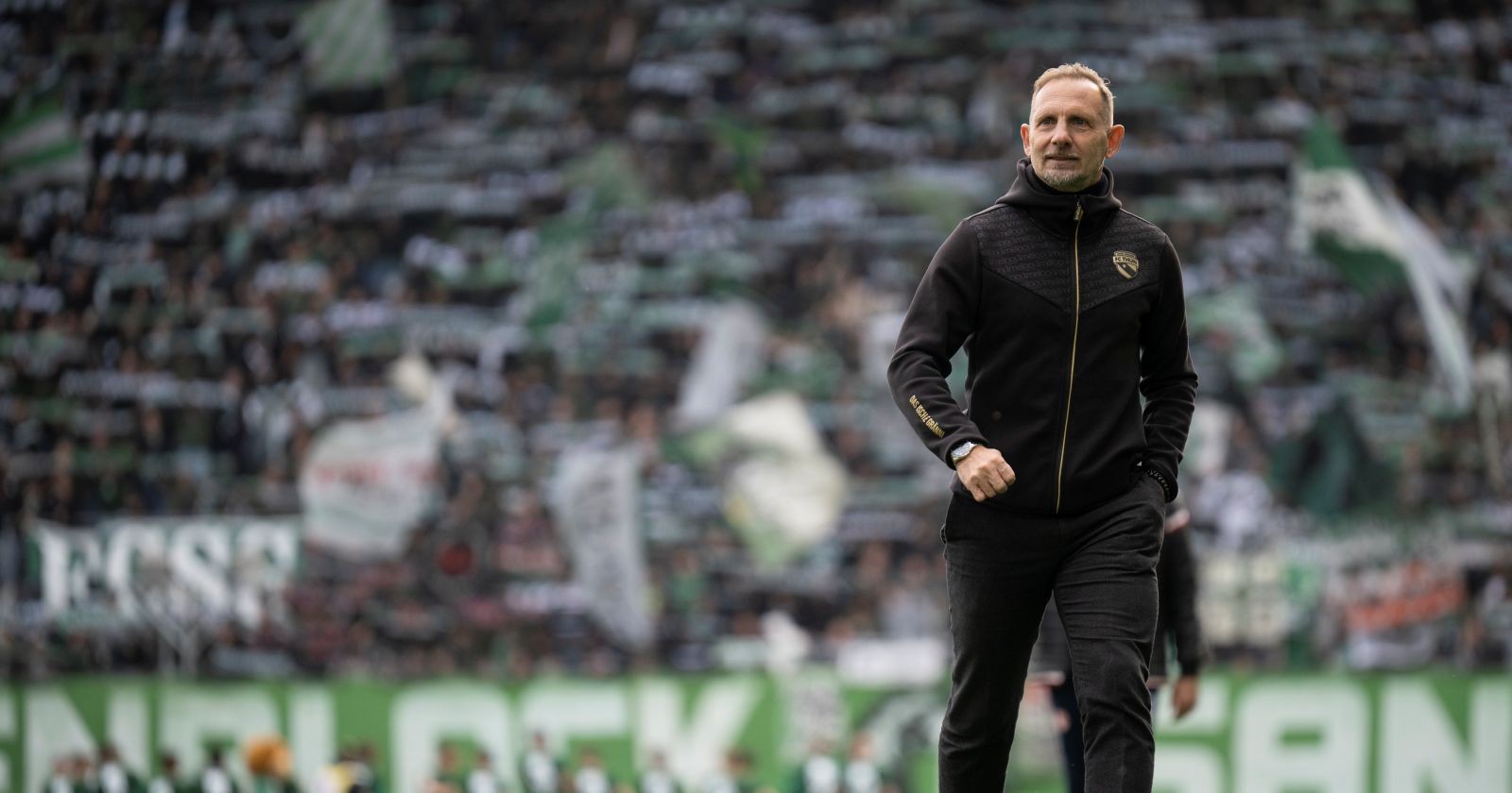 Mauro Lustrinelli an der Seitenlinie seines alten Vereins FC Thun in der Schweiz