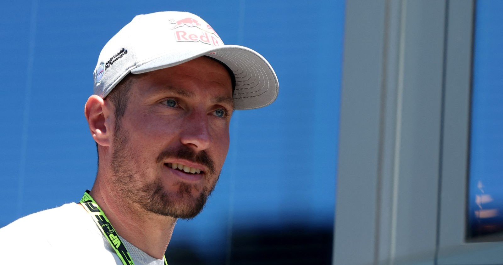 Marcel Hirscher mit weißem Cap.