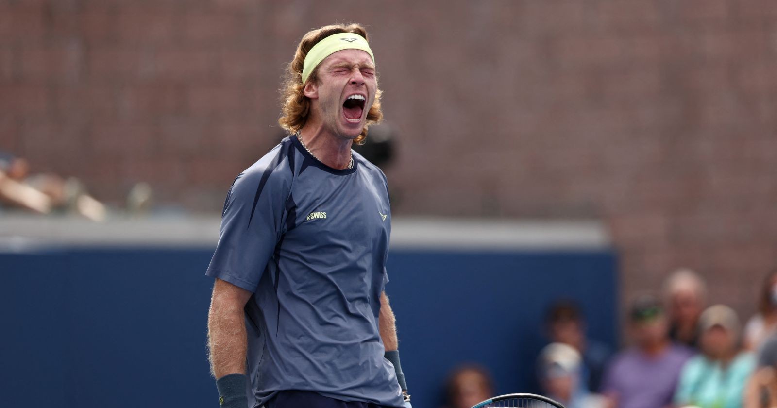 Tennisspieler Tristan Boyer während eines Matches