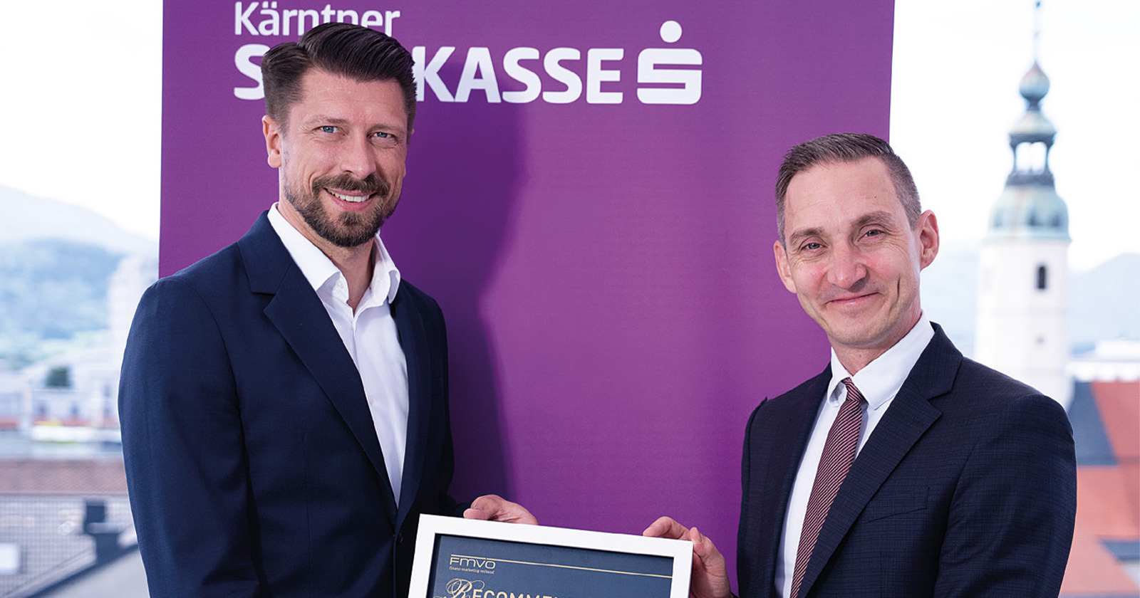 Kevin Müller, MBA und Dr. Alexander Botscharow | Credit: Kärntner Sparkasse AG