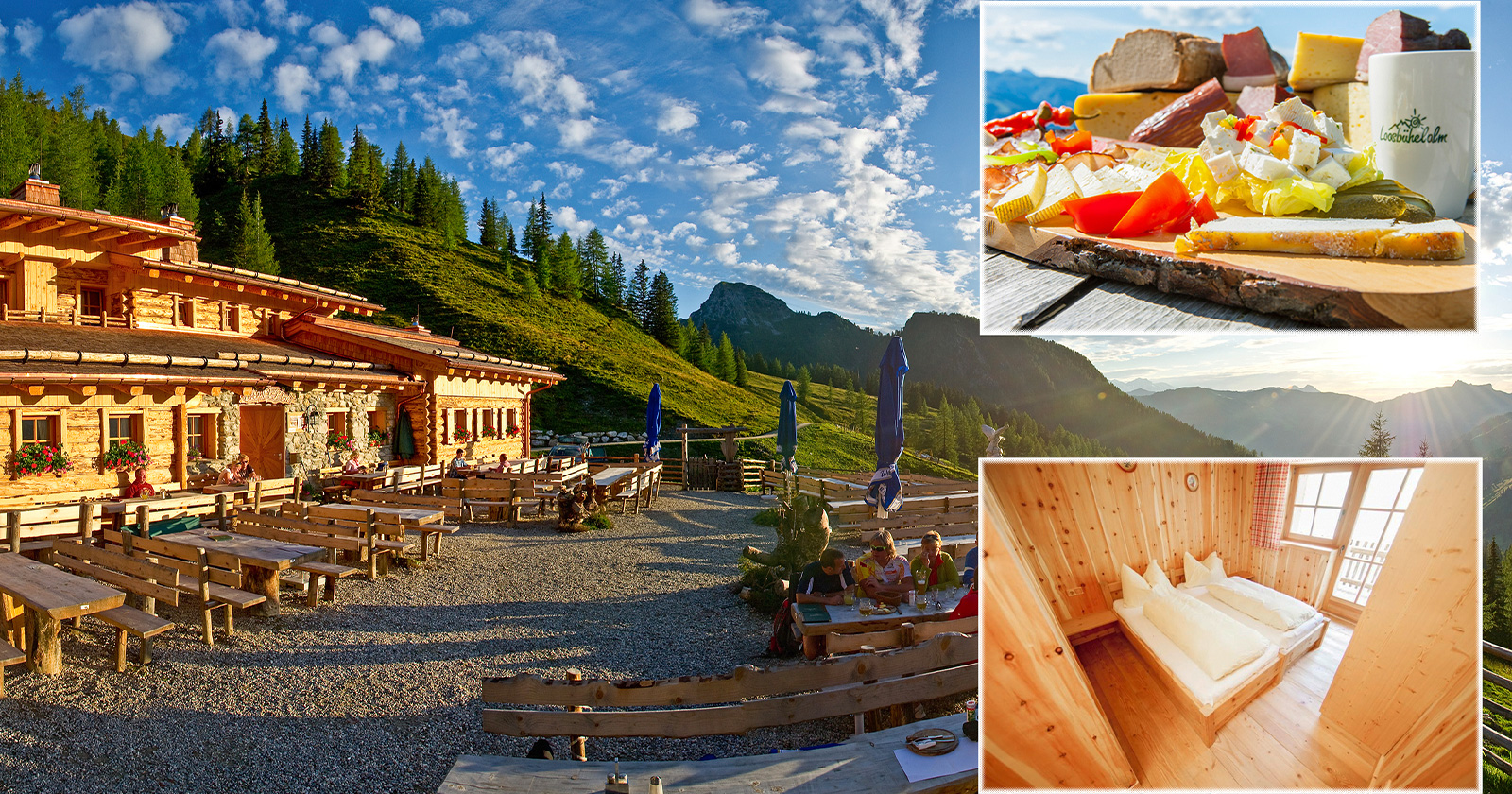 Berggasthof Loosbühelalm von außen | Credit: Berggasthof Loosbühelalm