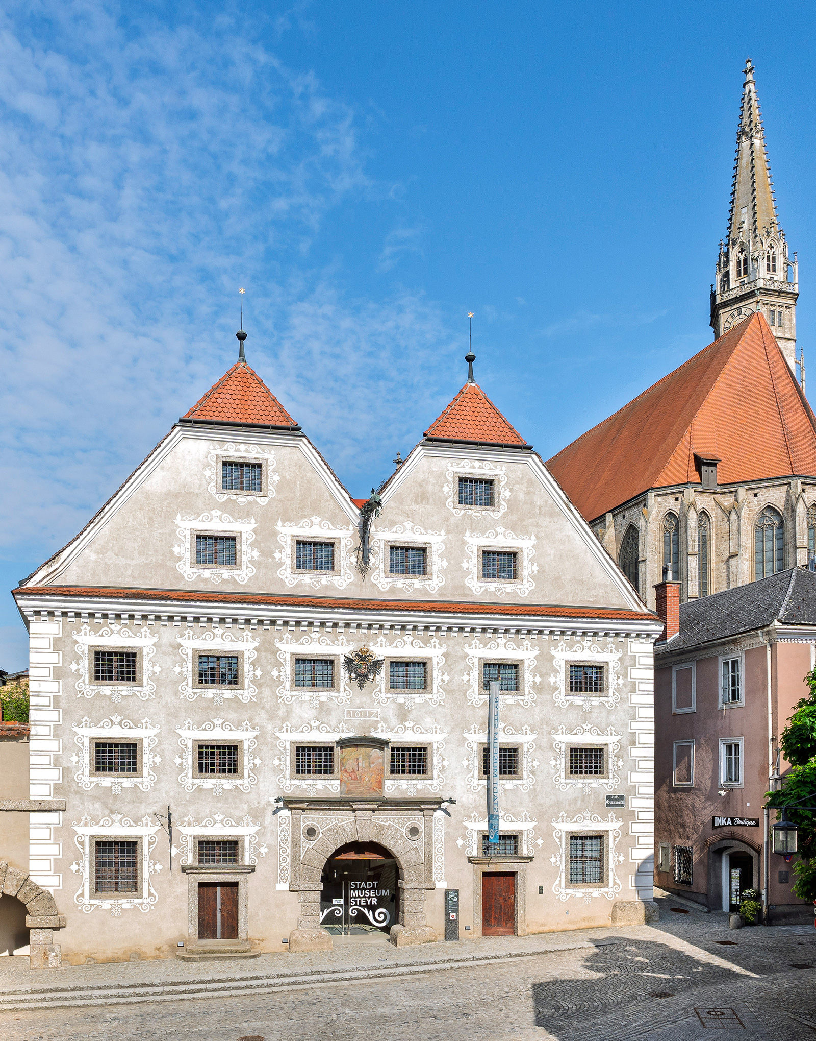 Stadtmuseum Steyr von außen | Credit: Stadtmuseum Steyr/Hannes Ecker
