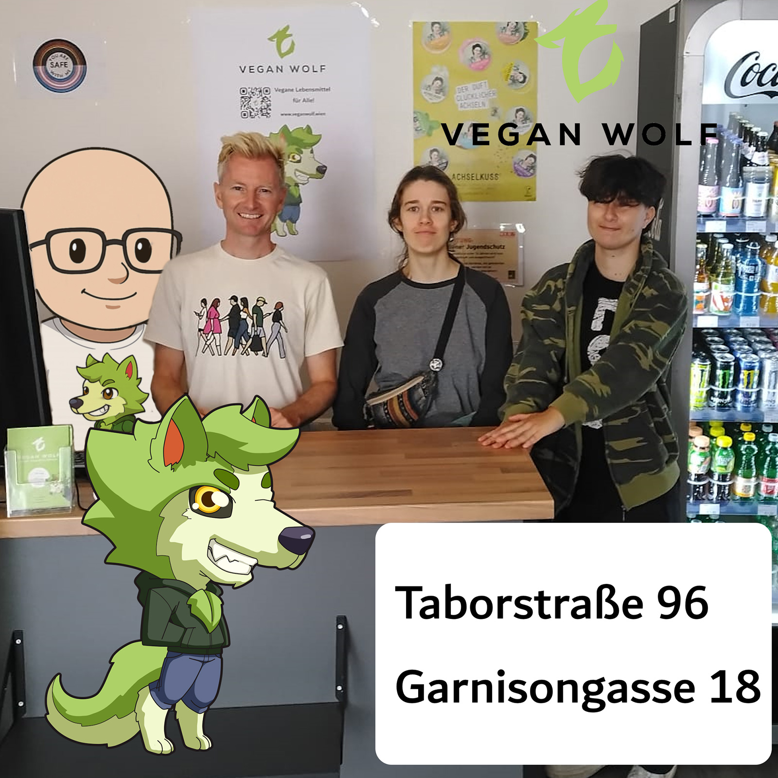 Das Verkaufsteam von Vegan Wolf | Credit: Vegan Wolf