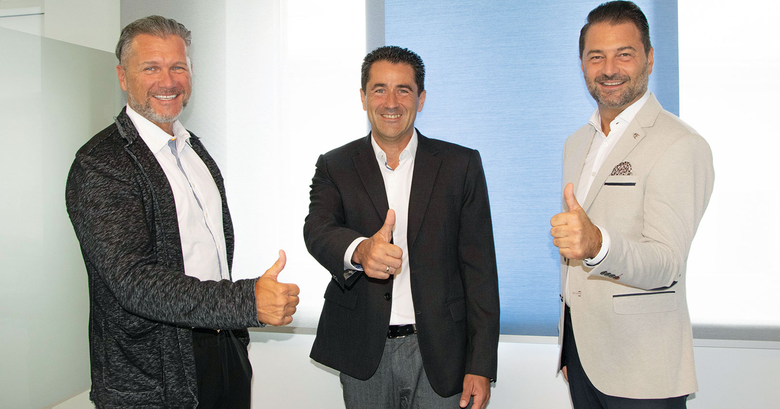 Die MLS-Geschäftsführer Thomas Skoric, Frank Paizioni und Christian Skoric | Credit: MLS Personaldienstleistung GmbH