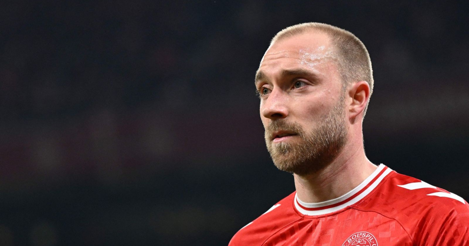 Christian Eriksen, Porträt, ist 2021 das erste Mal zusammengebrochen