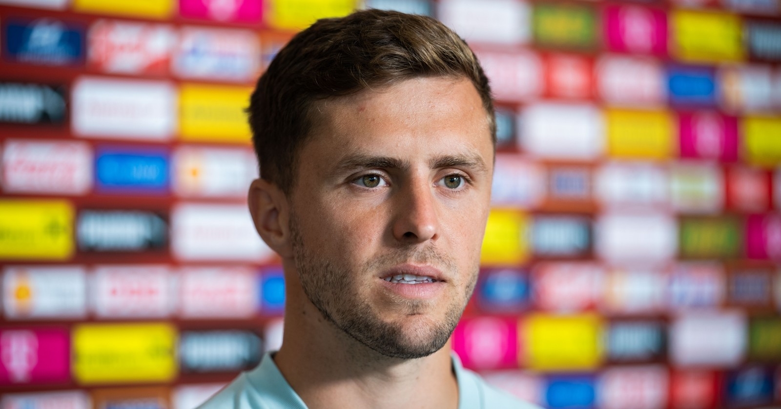 Christoph Baumgartner bei einem Medientermin vor der WM 2026.