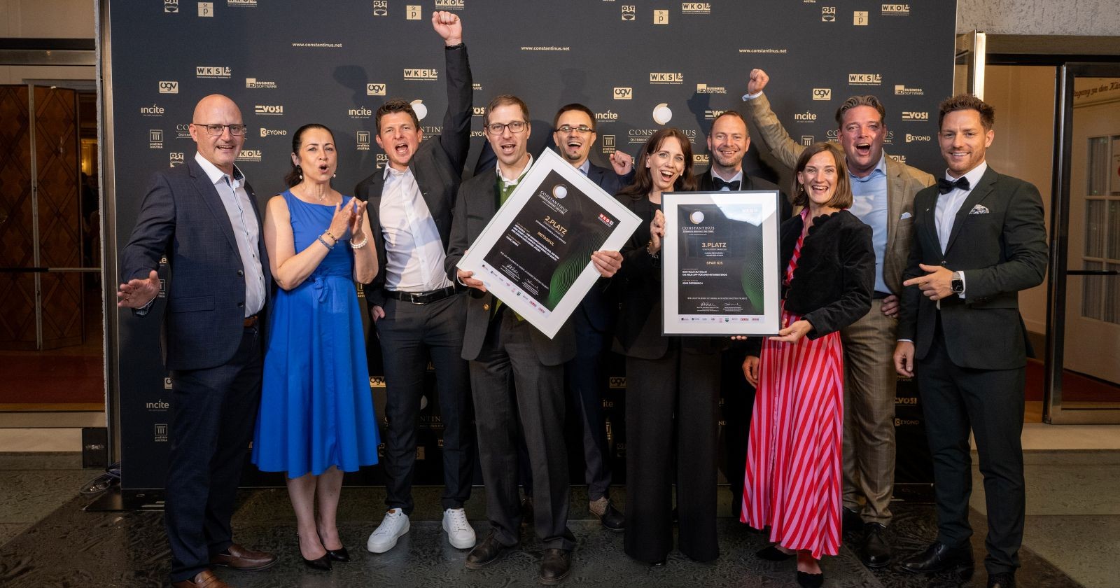Die Salzburger Preisträger des Constantinus Awards.