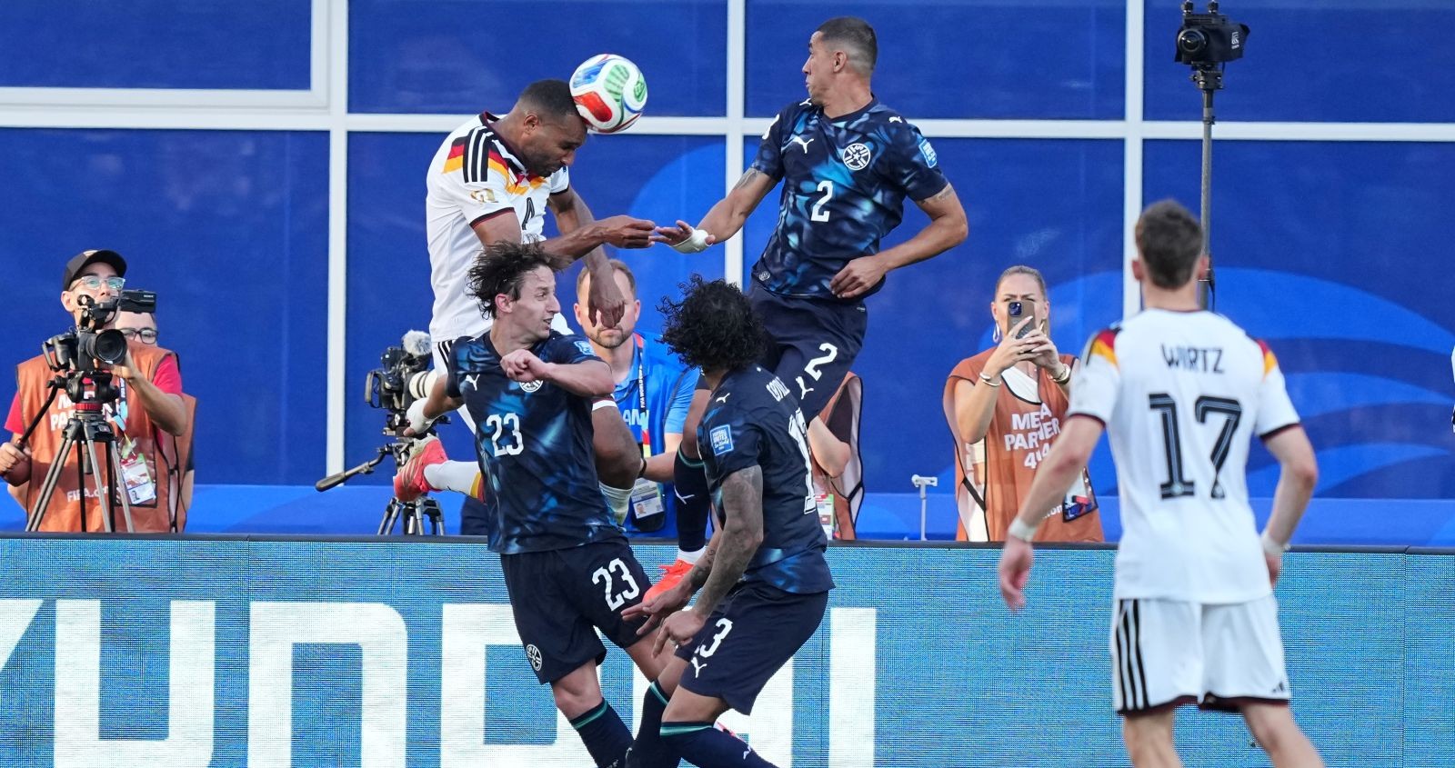 Deutschland Paraguay WM 2026 VAR Szene Kopfballduell Tah aberkanntes Tor Kritik Schiedsrichter Entscheidung