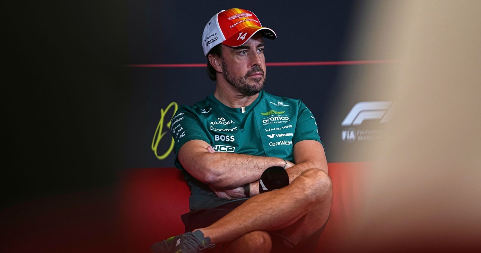 Fernando Alonso im Vorfeld des Barcelona-GPs