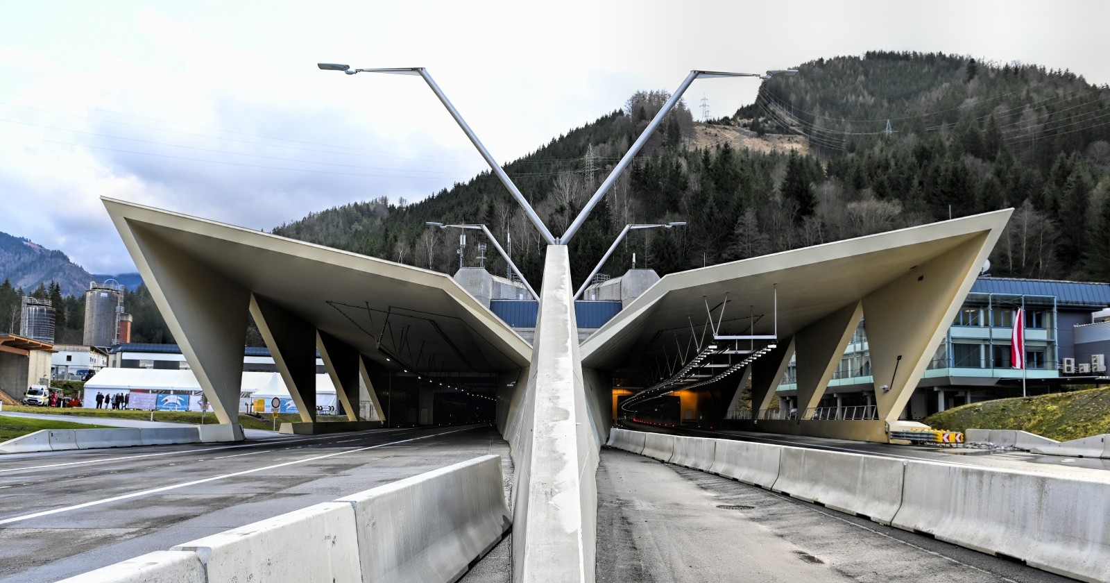 Das Gleinalmtunnel-Nordportal aufgenommen am Freitag.