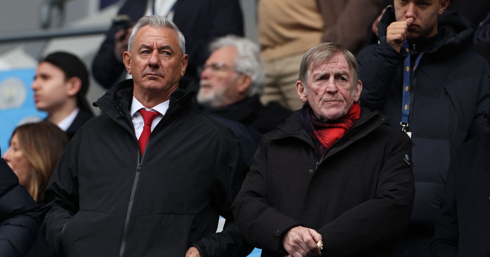 Ian Rush und Kenny Dalglish im Stadion