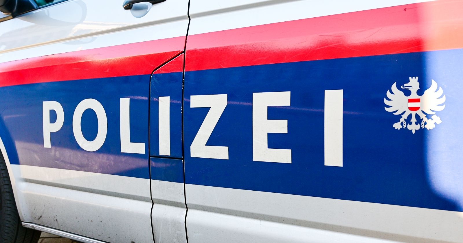 Außenansicht eines Wiener Polizeiwagens