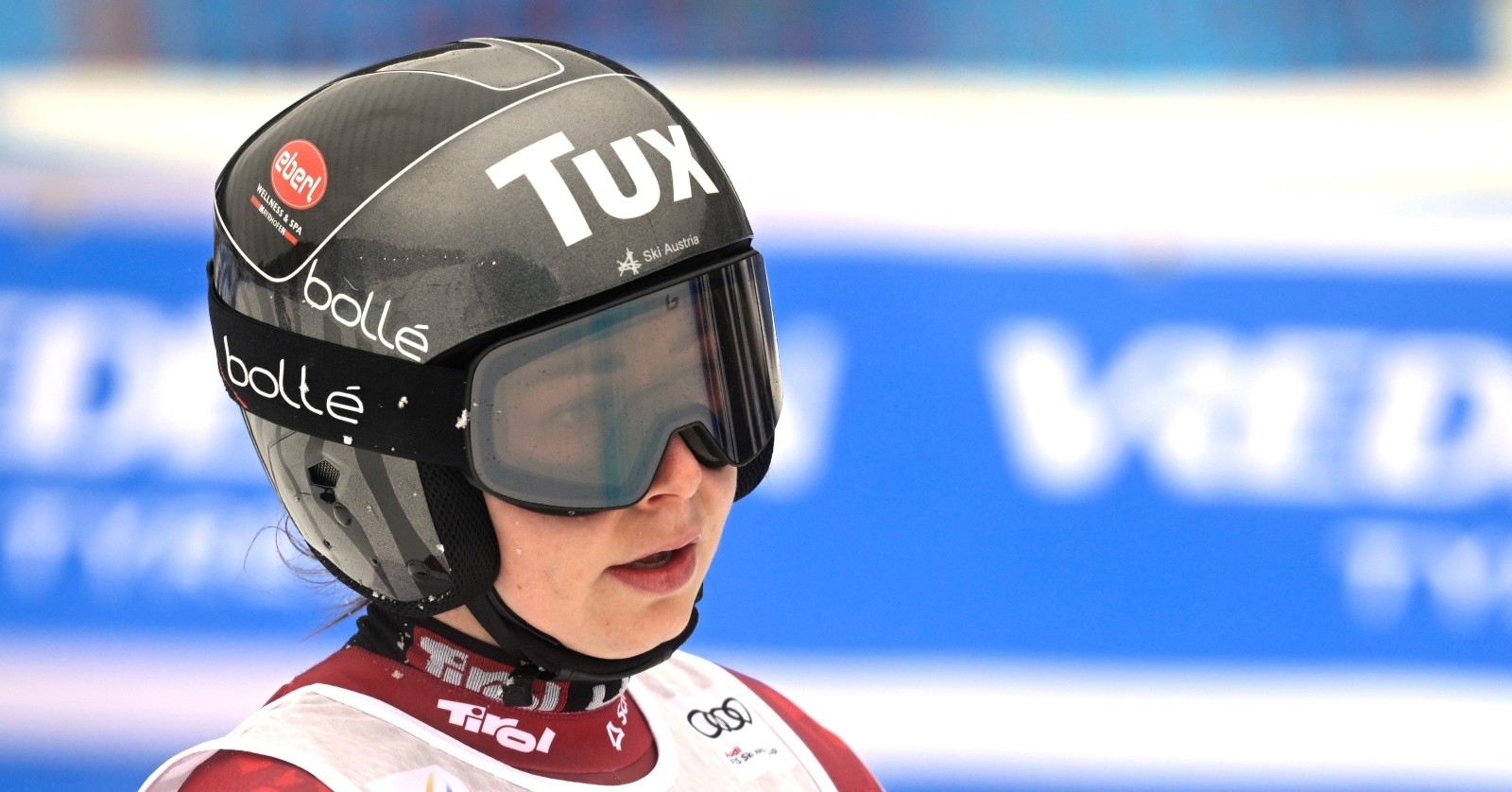 Lena Wechner während einem Rennen.