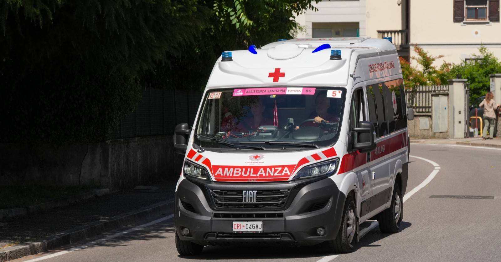 Die Rettung in Italien bietet Soforthilfe an, Symbolbild für den Unfall von Peter Runggaldier.