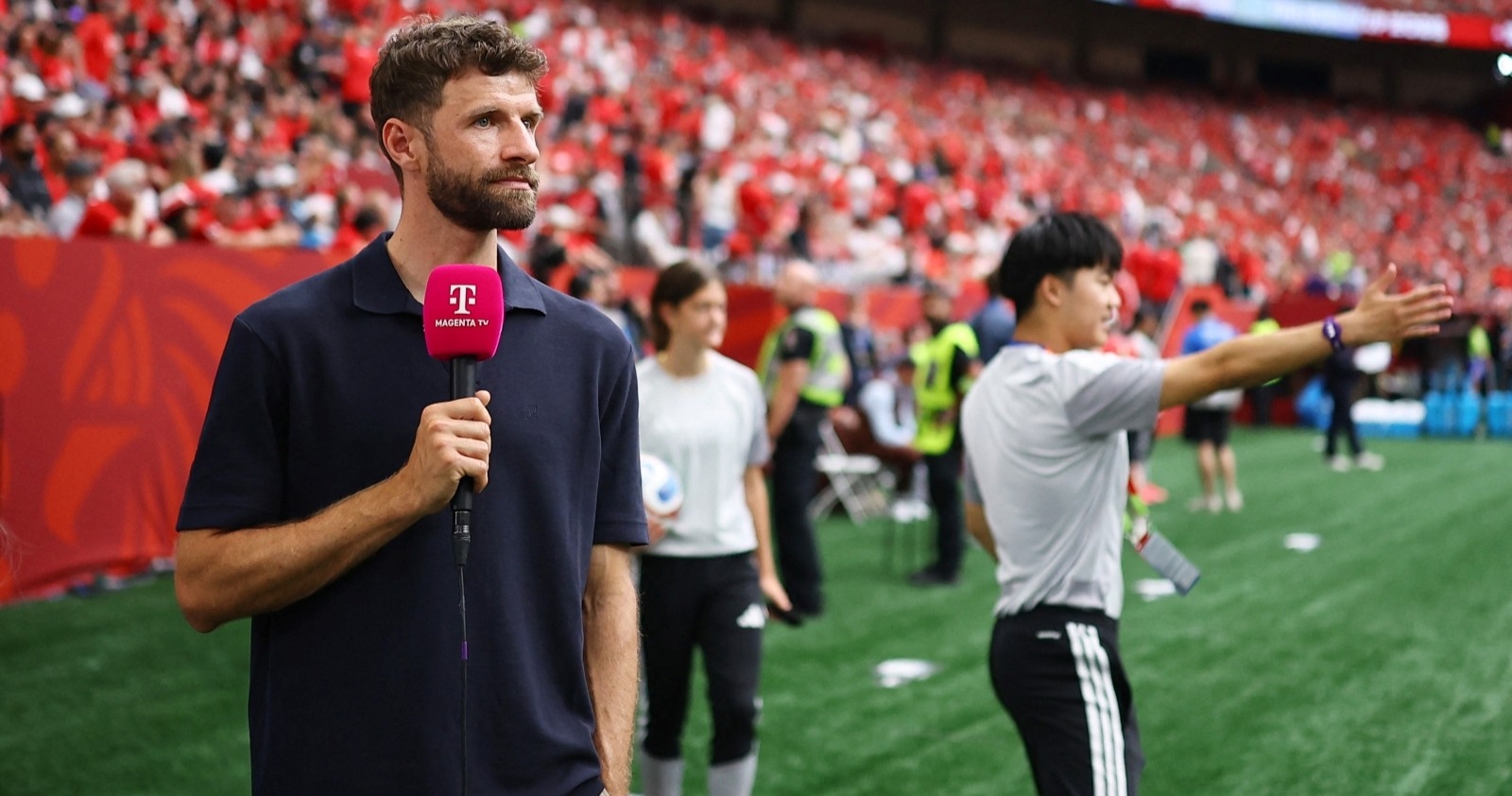 Thomas Müller für MagentaTV bei der WM 2026 im Einsatz.