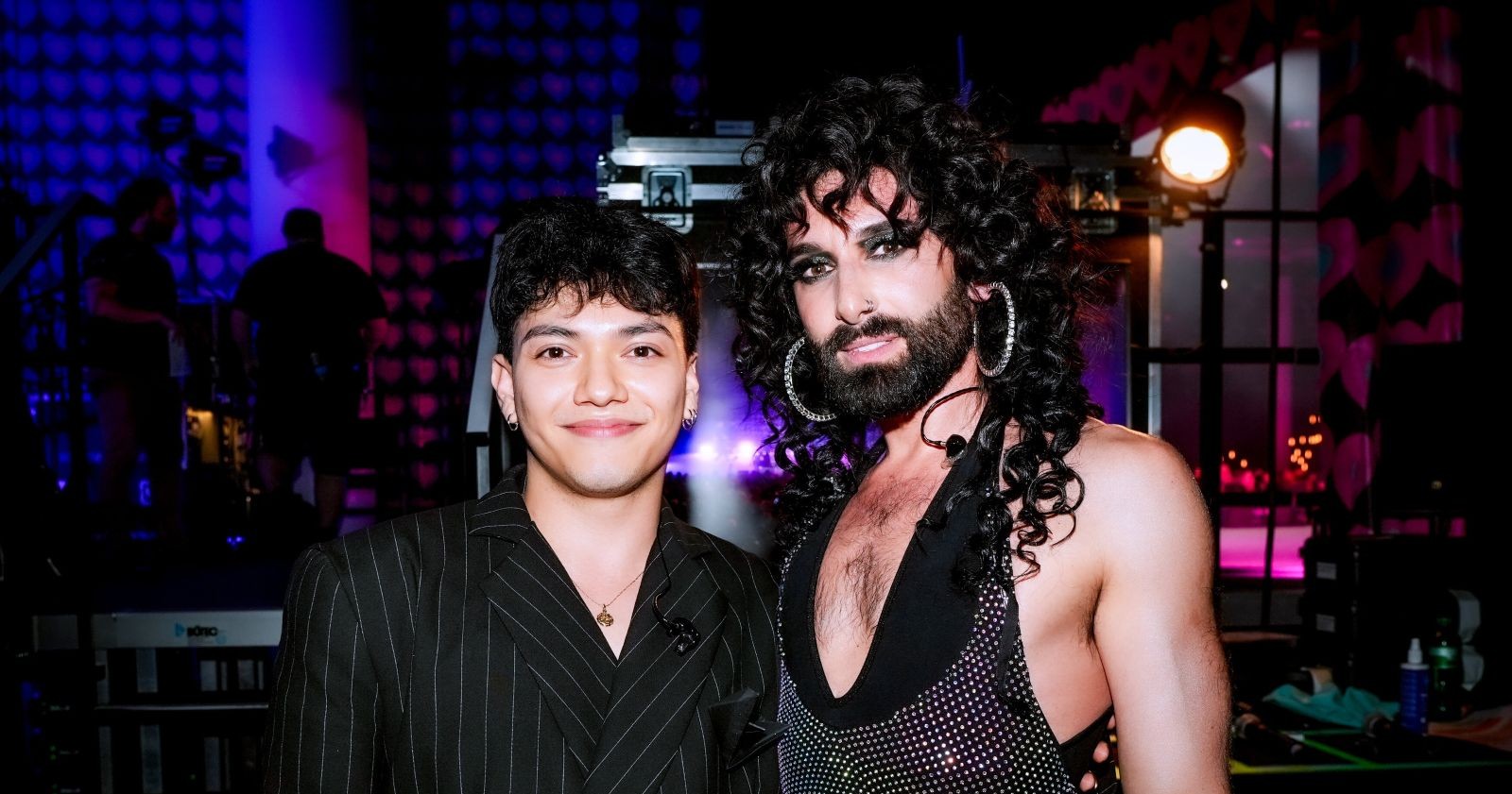 JJ und Conchita Wurst gemeinsam bei der Vienna Pride 2026 in Wien auf der Bühne