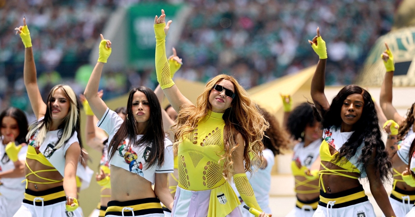 Shakira performt während der Eröffnungsfeier der FIFA-Fußball Weltmeisterschaft 2026.