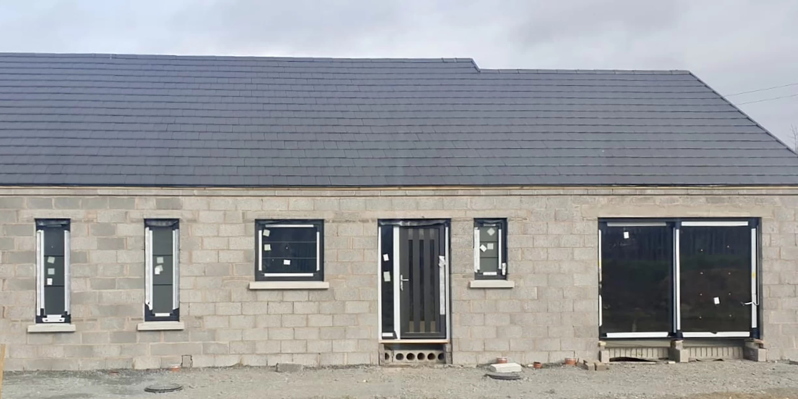 Außenansicht eines erdgeschossigen Hauses | Credit: Fenbro