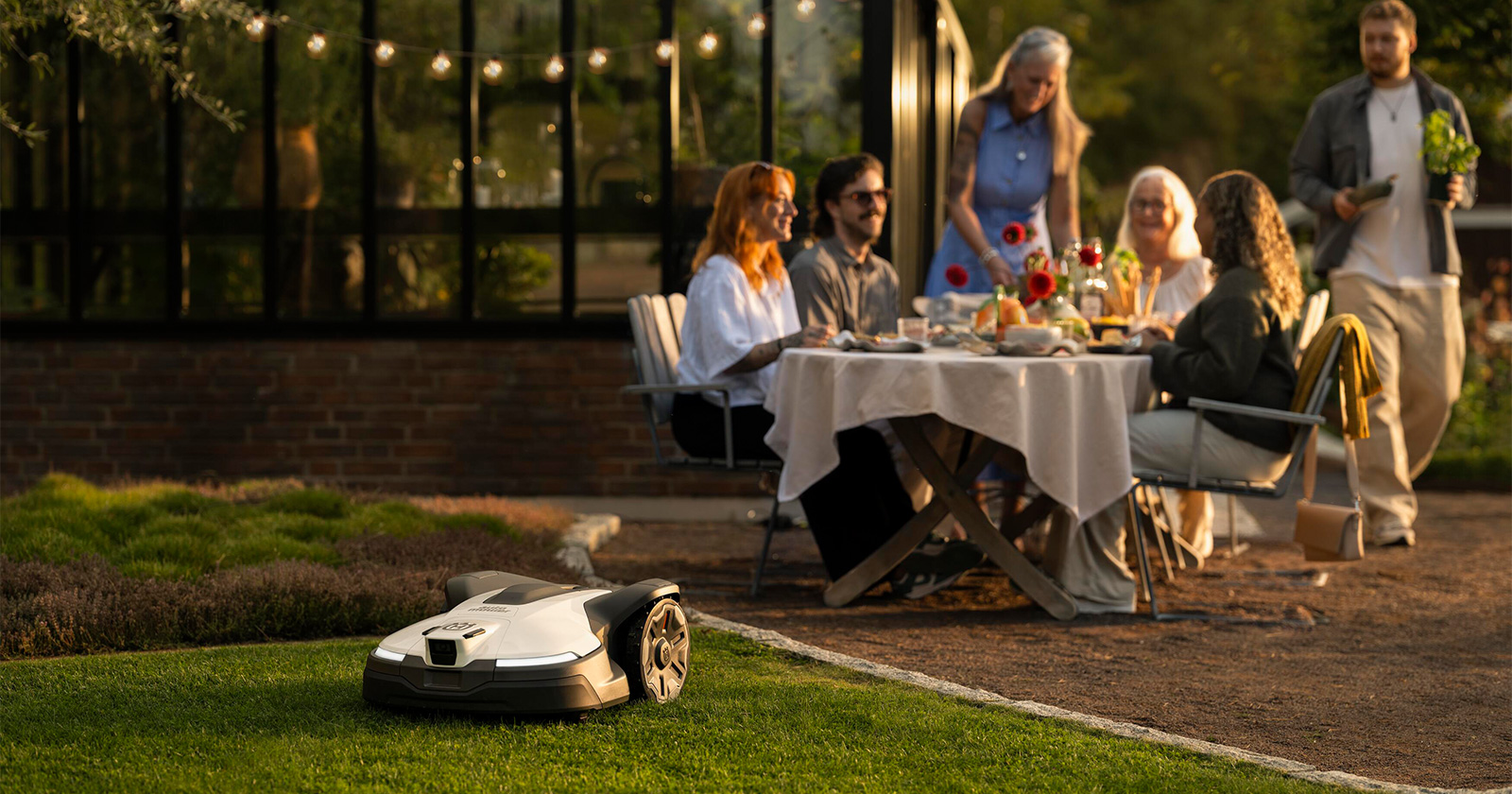 Mähroboter im Einsatz | Credit: Husqvarna