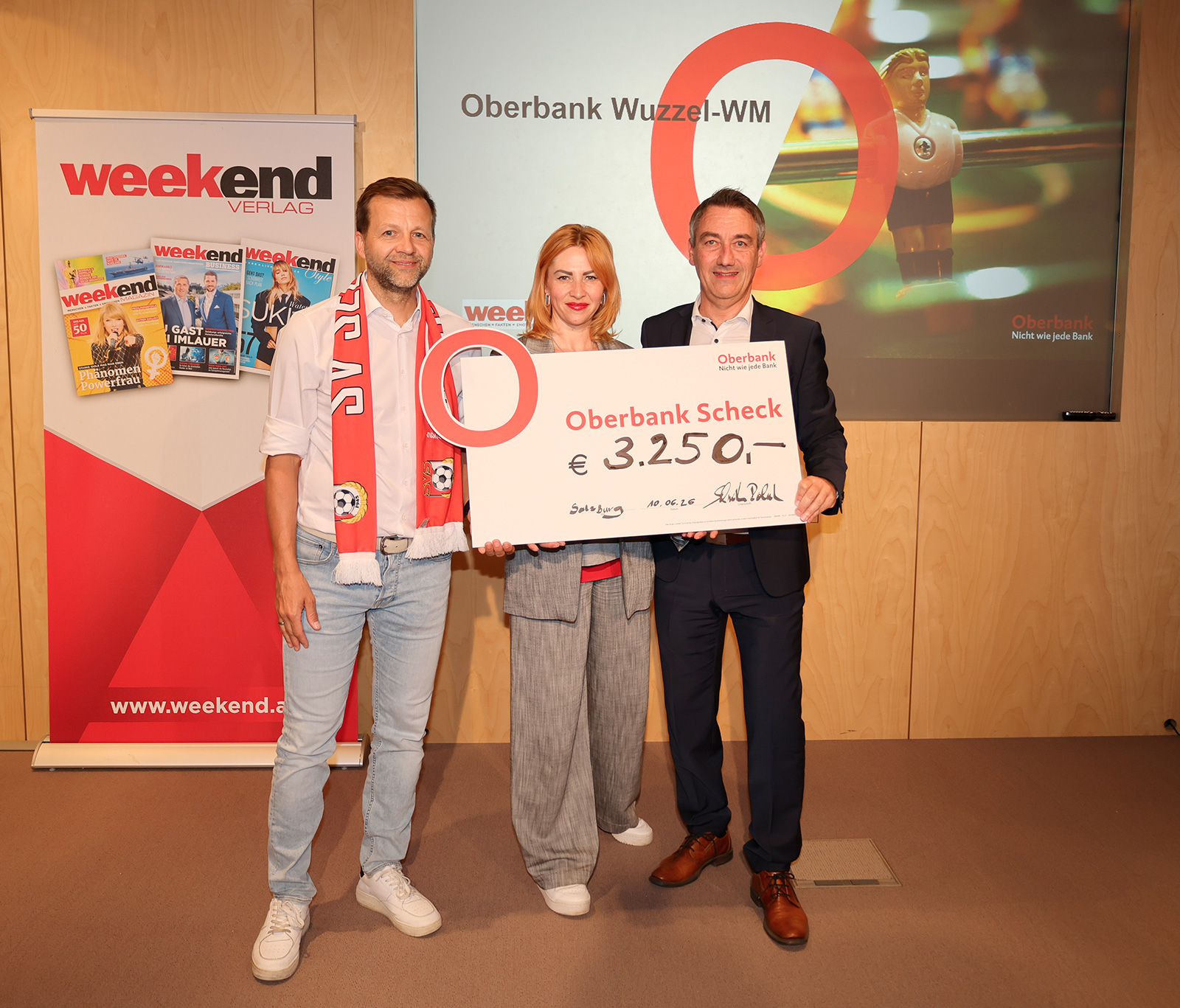 Toni Fieldinger, Michaela Perdolt und Roland Schmidhuber | Credit: Uwe Brandl/city-salzburg.at