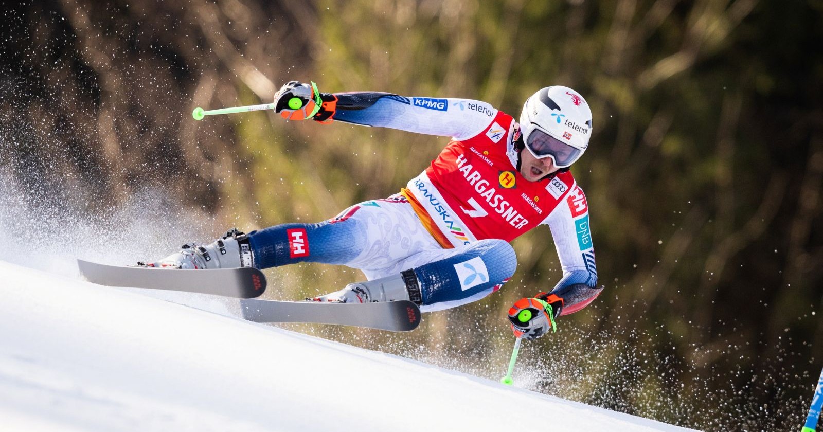 Henrik Kristoffersen im Slalom-Weltcup in Aktion. Der norwegische Ski-Weltmeister ist zum zweiten Mal Vater geworden und freut sich über Tochter Linnea.