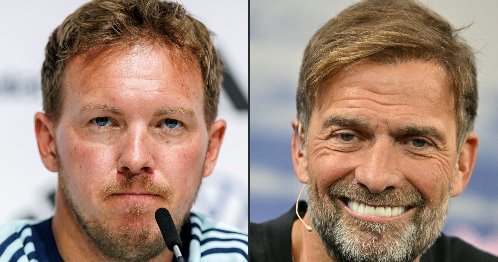 Julian Nagelsmann und Jürgen Klopp: Der Erfolgscoach will sich zunächst einen Überblick über den deutschen Fußball verschaffen.