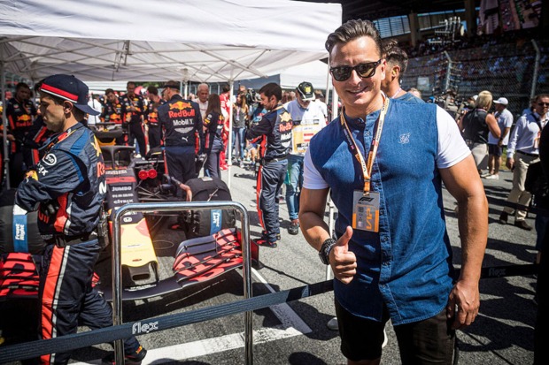 Andreas Gabalier beim Österreich-GP 2015