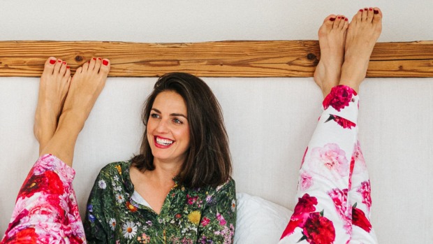 FLOWERS IN BED