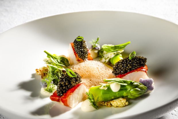 Atlantik-Hummer mit Caviar