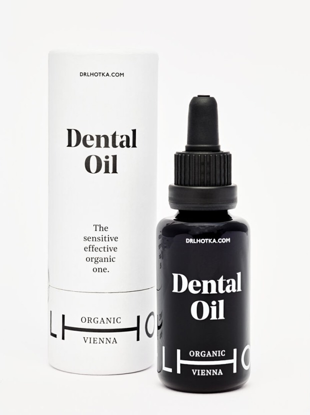 Dr. Lhotka Dentail Oil Glasflasche mit Umverpackung