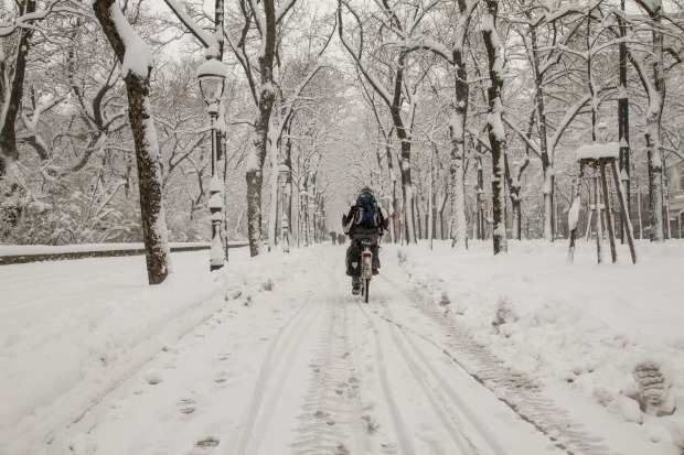 Radfahren im Winter