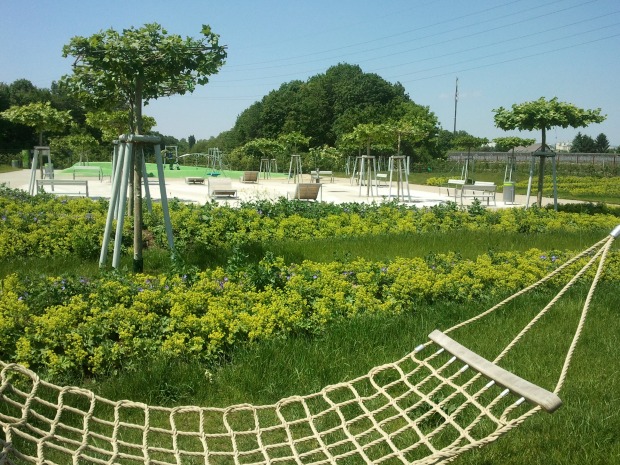 Unterer Garten im Schloss Neugebäude
