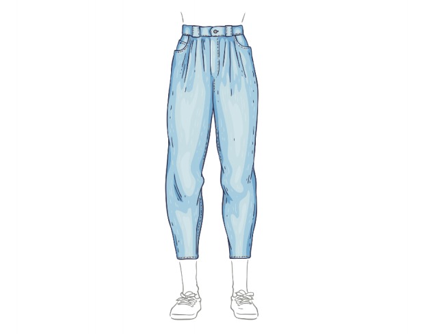 Loose Fit Jeans | Credit: iStock.com/sabelskaya