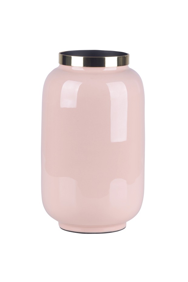 Rosafarbene Porzellanvase Saigon von Giftcompany