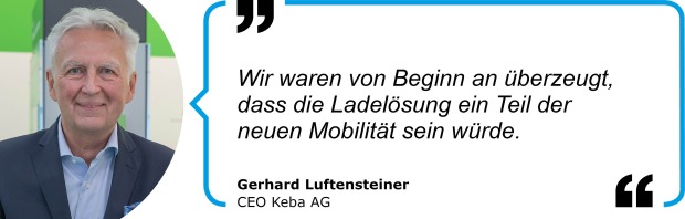 Zitat Gerhard Luftensteiner, CEO Keba AG