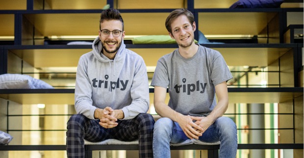 Die triply-Gründer Sebastian Tanzer und Christopher Stelzmüller