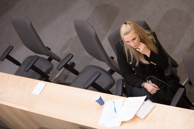 Philippa Strache im Parlament