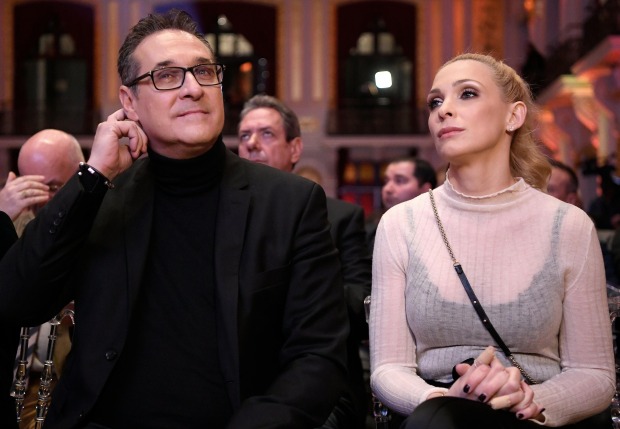 Ehepaar Philippa und HC Strache