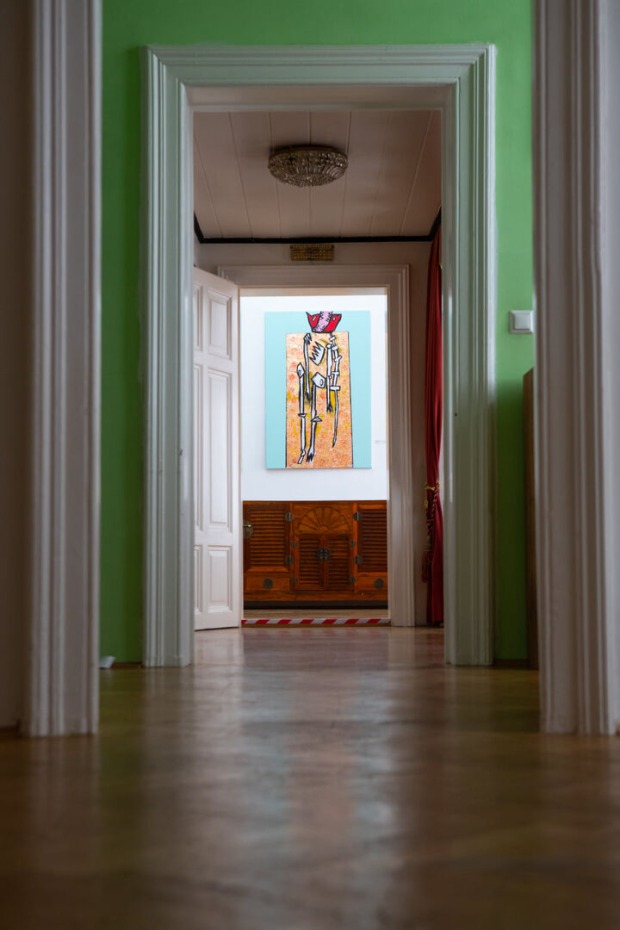Elegantes Altbau-Ambiente in der Galerie