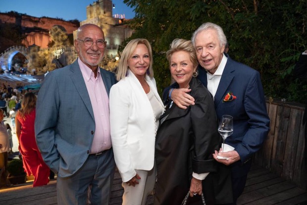 Otto Retzer, Ingrid Flick, Ingeborg und Harald Serafin