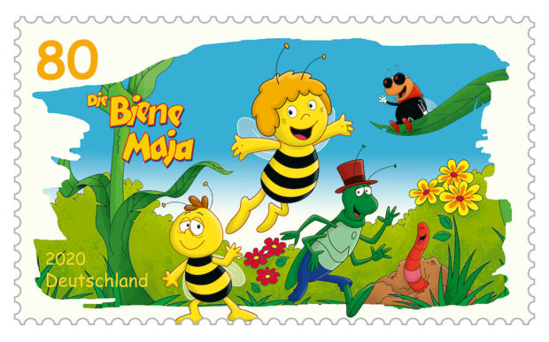 Biene Maja Briefmarke