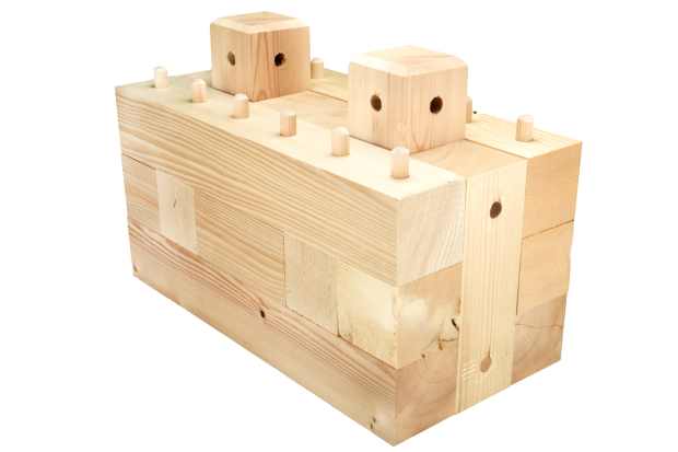 Baustoff: Holzbausteine | Credit: Alois Litzlbauer / picturedesk.com, TRIQBRIQ