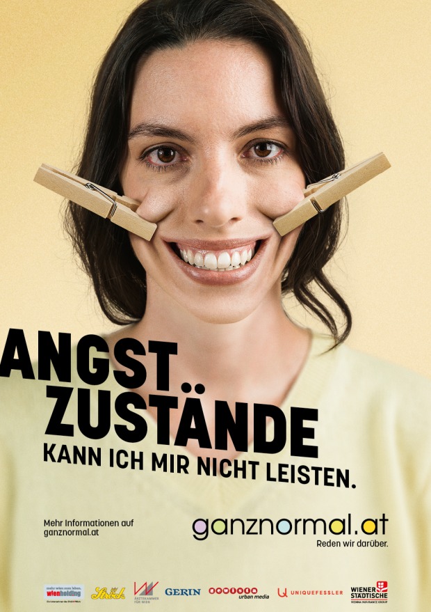 Sujet der Kampagne von ganznormal.at | Credits: UniqueFessler