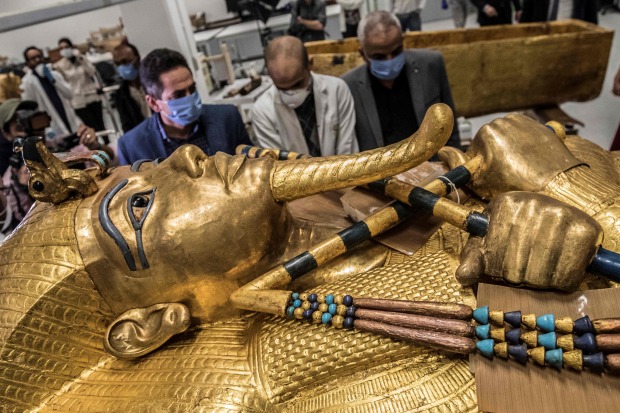 Tutanchamuns berühmte Totenmaske | Credit: KHALED DESOUKI / AFP / picturedesk.com