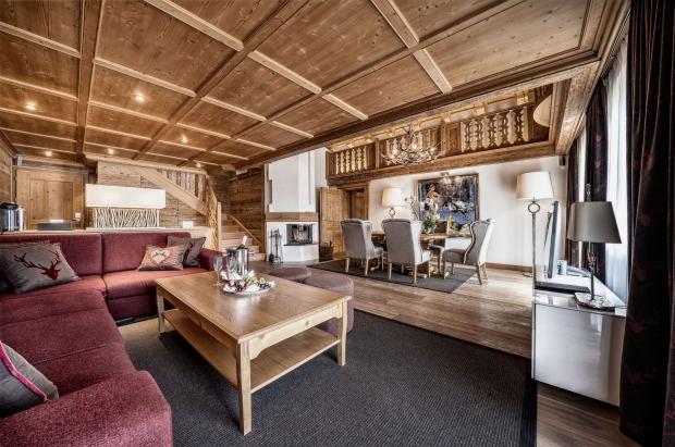 Eine Suite im Burg Vital Resort